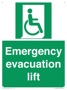 Emergency evacuation lift